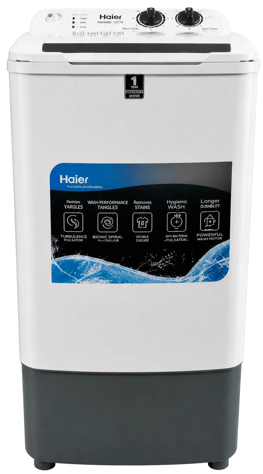 Haier Washing Machine HWM 80 1217 E 8kg in Lahore