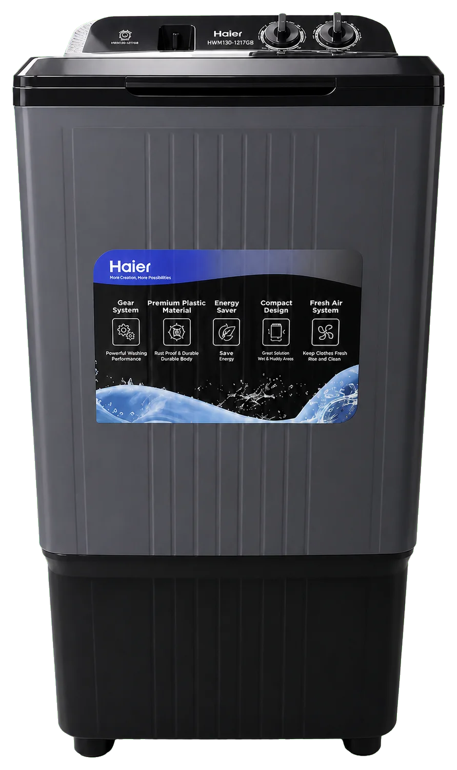 Haier Washing Machine HWM 130 1217 GB 13kg Grey / Black in Lahore