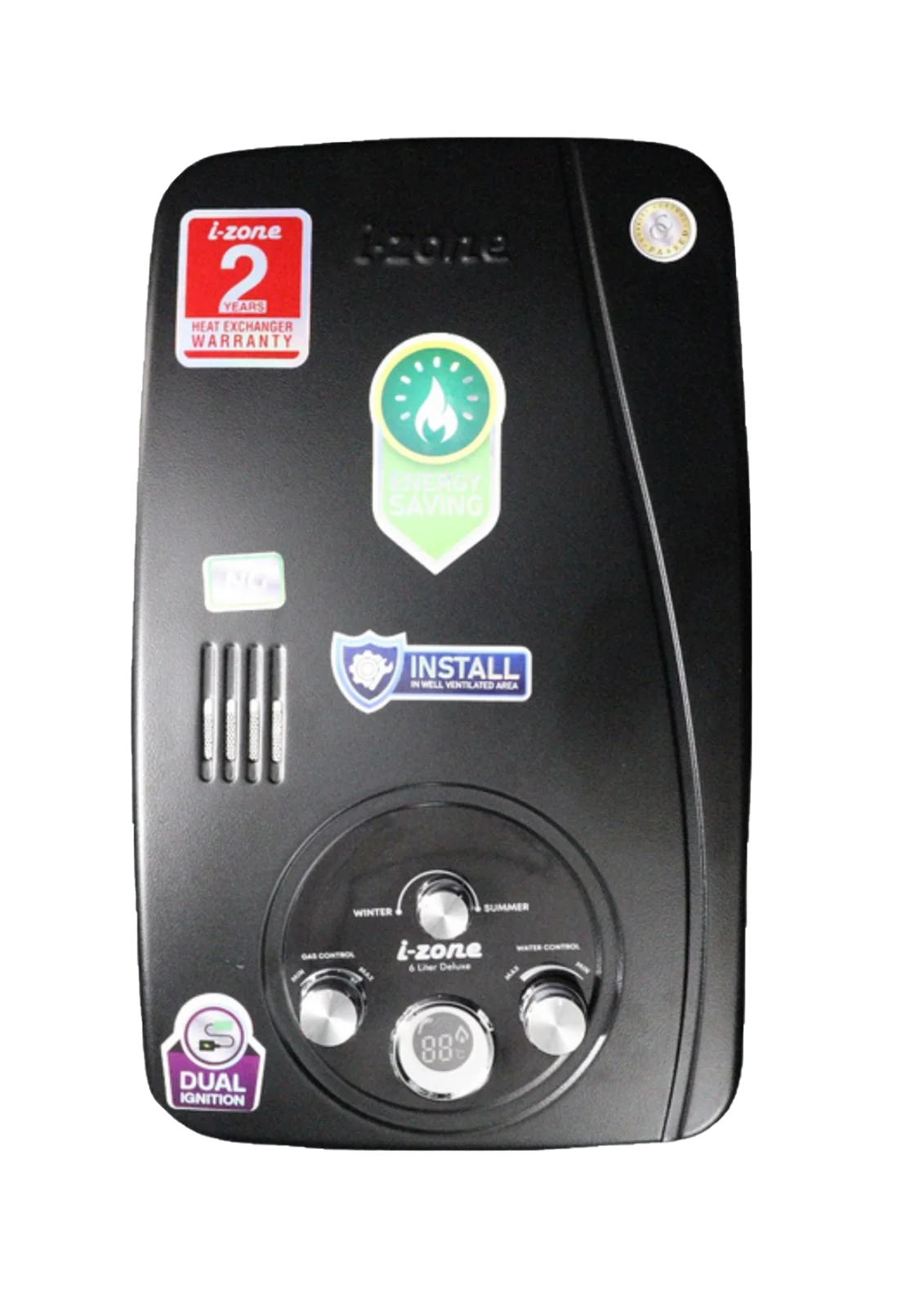 Izone Instant Gas Geyser IZN 106 Painted Body 6 Liter in Lahore